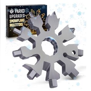 PARIGO Snowflake Multi Tools 20-in-1 Tool Pocket Size Mini Gadgets Multitools